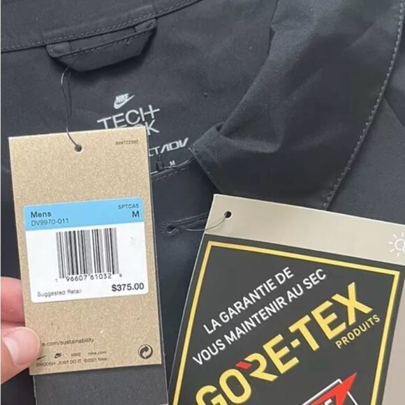 Nike Storm-Fit ADV GORE-TEX Trench Parka Black Jacket Men's Size M DV9970-011 - Picture 4 of 7